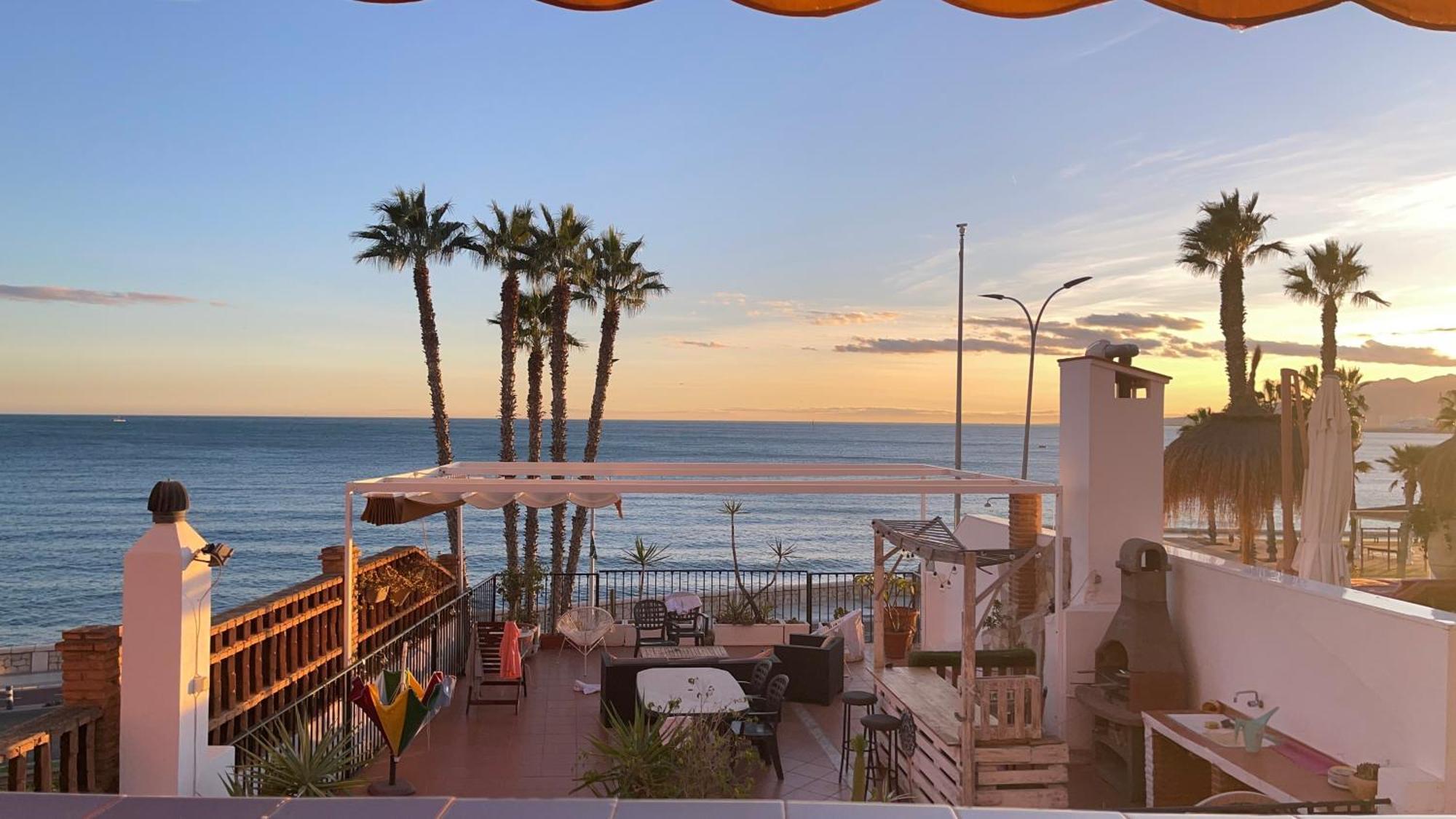 Sunset Ocean View In Malaga Beach Exterior foto